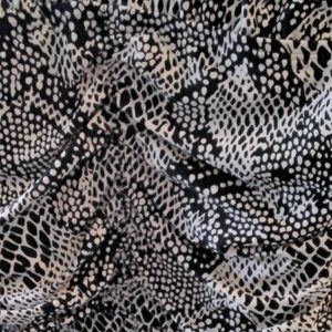 Black & white bathing suit